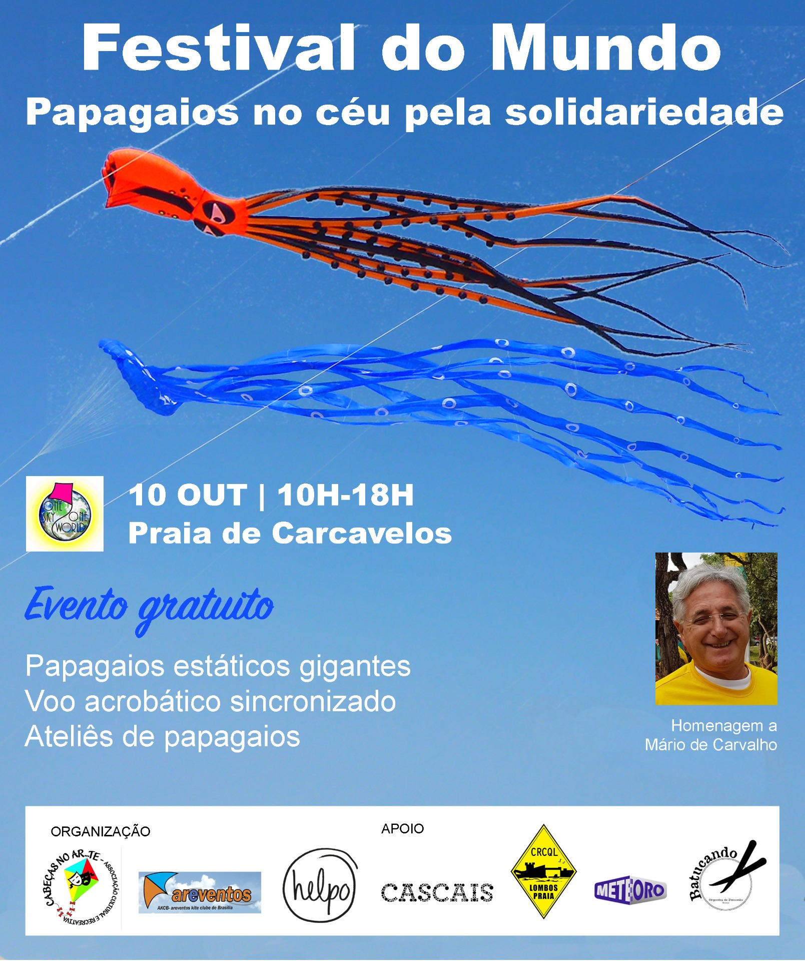 Festival do Mundo - Papagaios no Céu pela Solidariedade