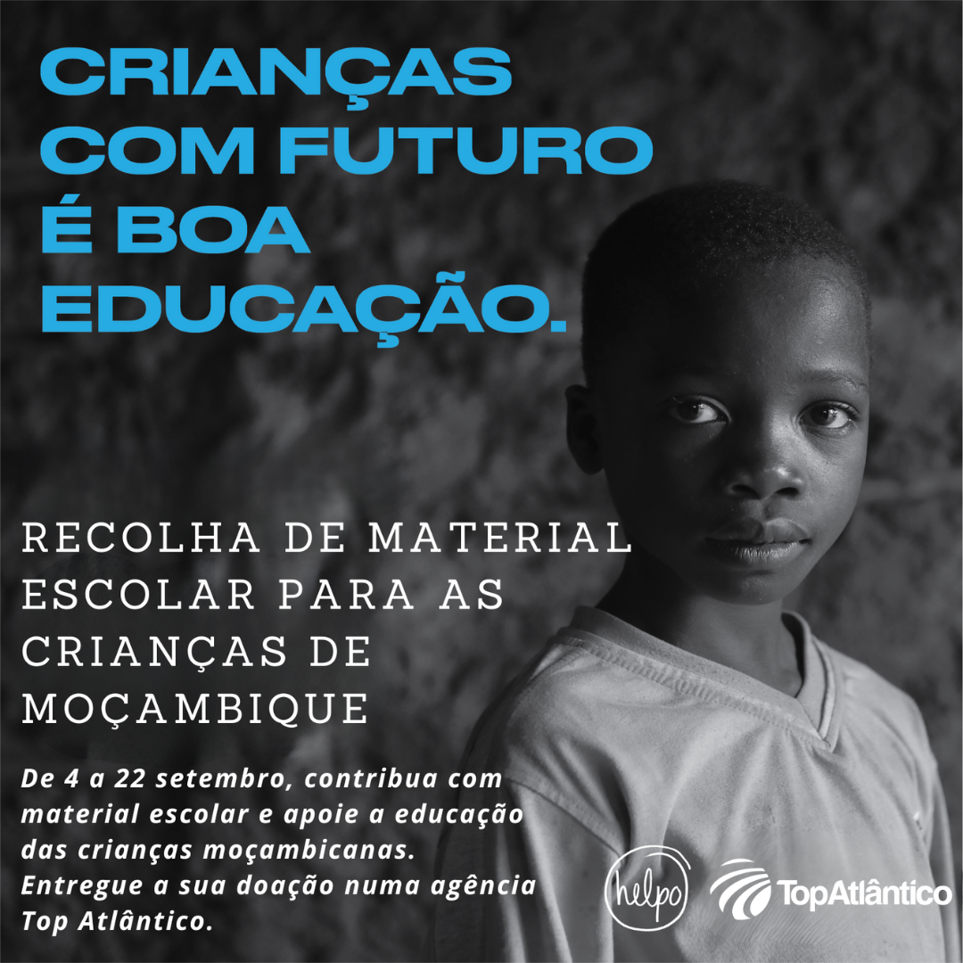 Top Atlântico recolhe material escolar para apoiar a educação de milhares de crianças em Moçambique