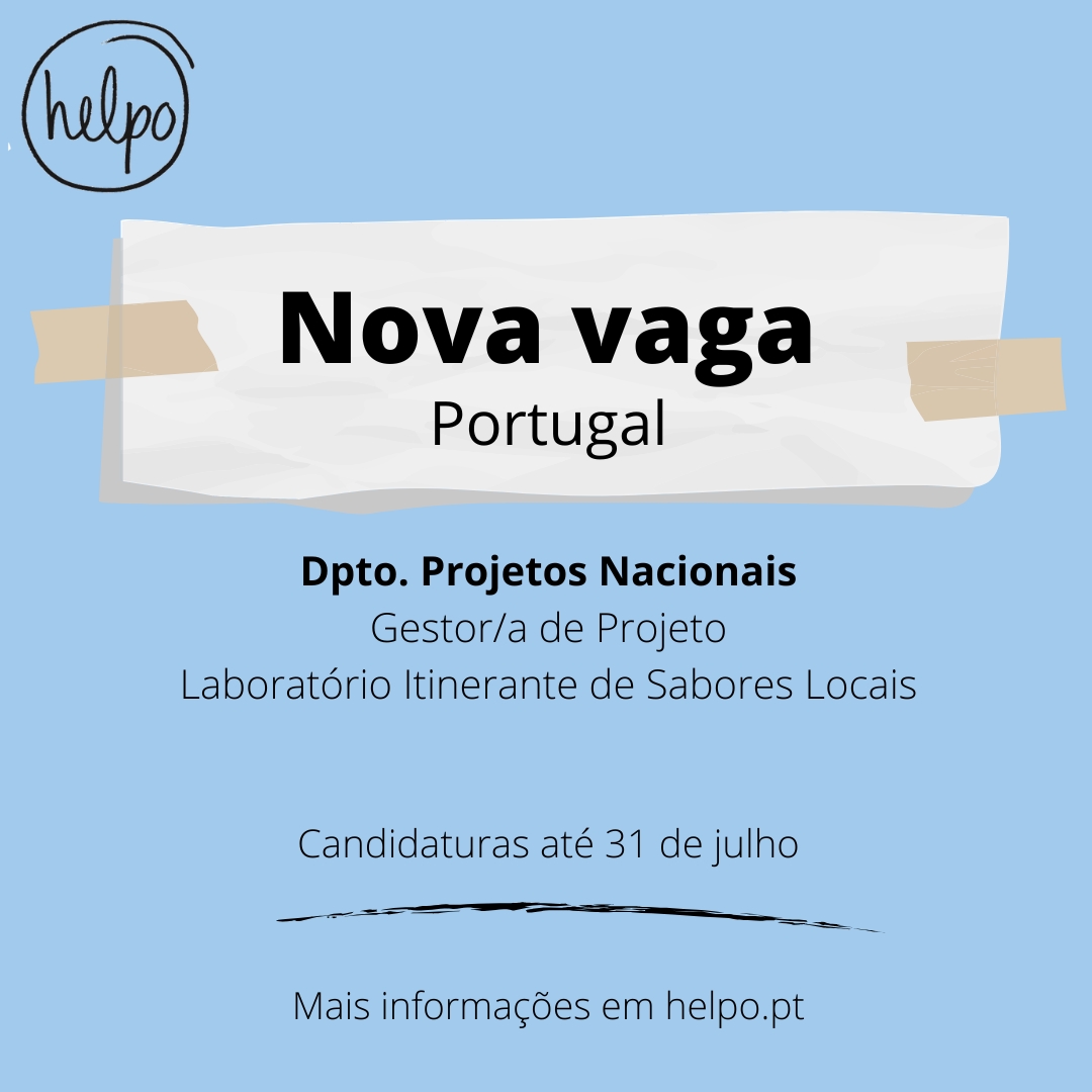 Nova vaga para Portugal